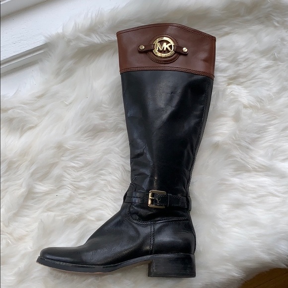 Micheal Kors two tone real leather Boots - Picture 2 of 3